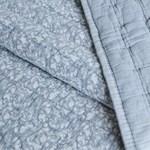 
                    
                      Cubrecama Leicester gris con patrón texturizado y costuras decorativas-gris
                    
                  