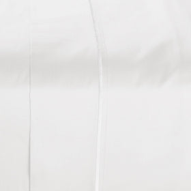 Juego de sábanas blancas con festón de hilos finos-blanco