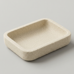 
                    
                      Jabonera de piedra rectangular marfil con bordes redondeados-marfil
                    
                  