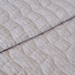 
                    
                      Cubrecama acolchado Nottingham beige con textura cuadrada decorativa-beige
                    
                  