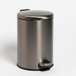 
                    
                      Cesto de basura redondo de acero inoxidable con pedal-acero
                    
                  