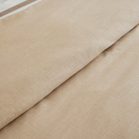 Funda de edredón Sanderson arena con textura de tela natural beige-arena