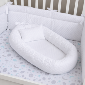 nido de contención tusor para bebe-blanco