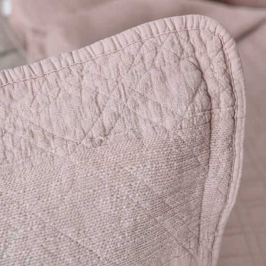 funda de almohada para sham manchester en punta de almohada para cama-rosa