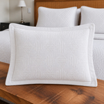 
                    
                      funda de almohada para sham con diseño geométrico-blanco
                    
                  