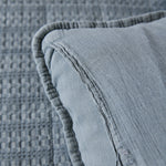 
                    
                      Funda de almohada Bradford gris con costura y volante decorativo-gris
                    
                  