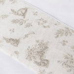 
                    
                      Sábana beige con estampado de conejitos y flores delicadas-beige
                    
                  