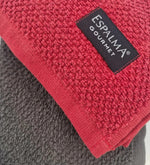 
                    
                      Set repasadores Home Collection rojo grafito con etiqueta Spalma Gourmet-rojo/grafito
                    
                  