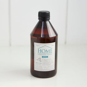 Botella refill marrón Home Collection difusor ambiental etiqueta blanca-transparente