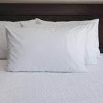 
                    
                      Funda almohada blanca 200 hilos sobre cama con sábanas blancas-blanco
                    
                  