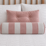 
                    
                      cojin decorativo cilíndrico  con funda lavable de tela de pana y almohadón cuadrado-ROSA
                    
                  