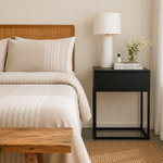 
                    
                      mesa de luz de hierro para habitación-negro
                    
                  