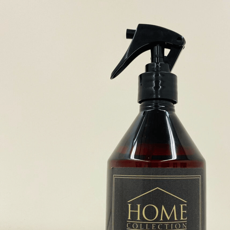 Spray textil Home Collection en botella negra con dispensador-
