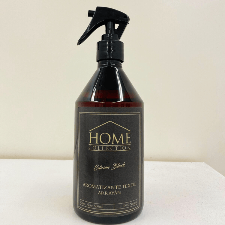 Spray textil aromático Home Collection Edición Black de 500ml-arrayán