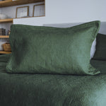
                    
                      Funda de almohada Amalfi en color verde con patrón quilted-verde
                    
                  