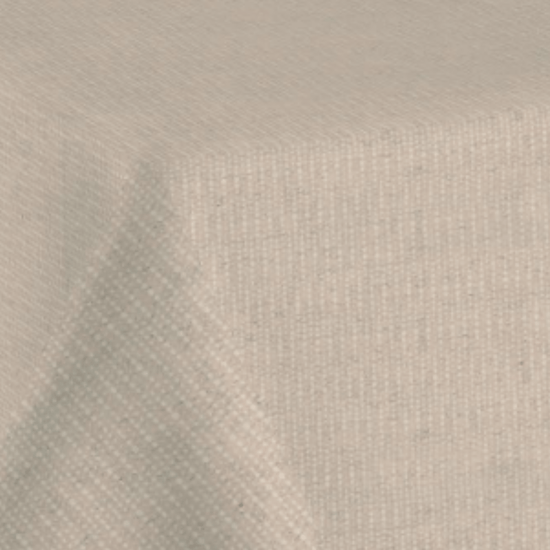 Mantel de lino beige con textura tejida y patrón de rayas sutiles-beige