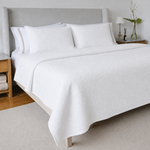 
                    
                      colcha portuguesa con diseño de flores para cama de habitación barrio privado-blanco
                    
                  