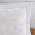 
                    
                      funda de almohadon con patrón geométrico de algodón-blanco
                    
                  