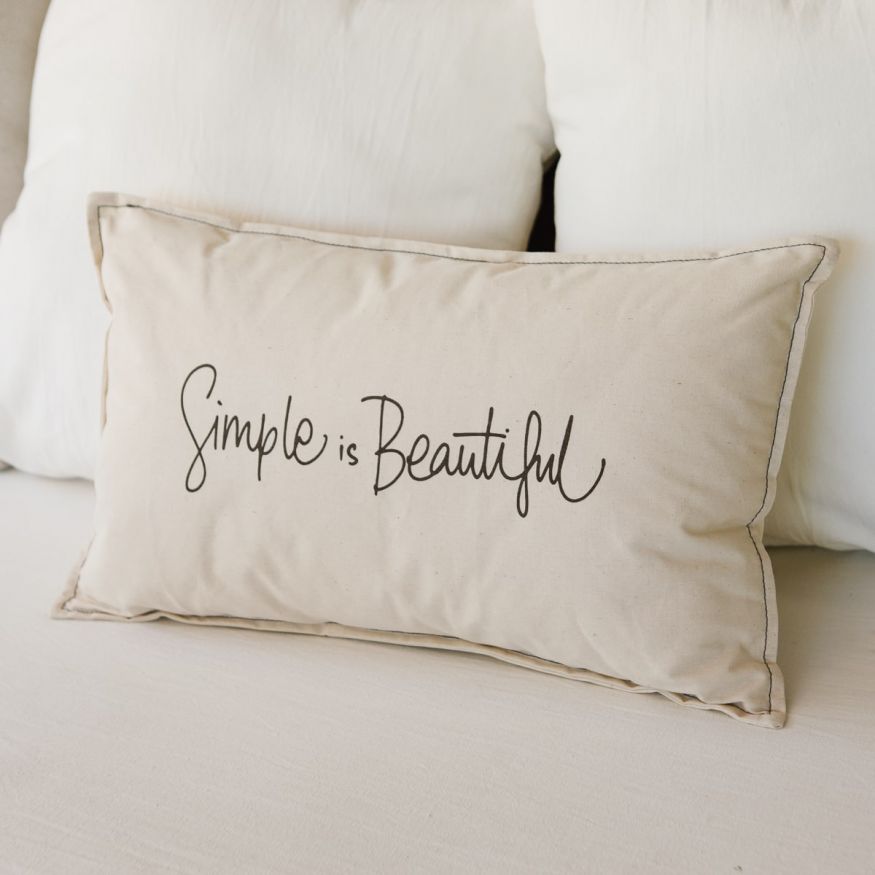 ALMOHADON SIMPLE IS BEAUTIFUL