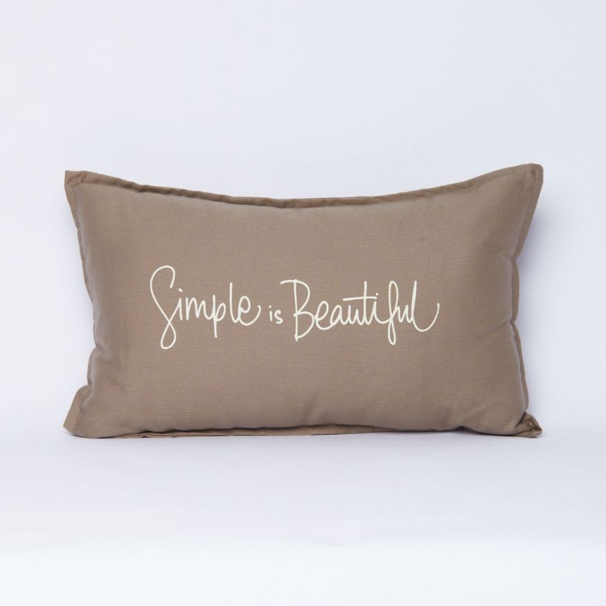 ALMOHADON SIMPLE IS BEAUTIFUL