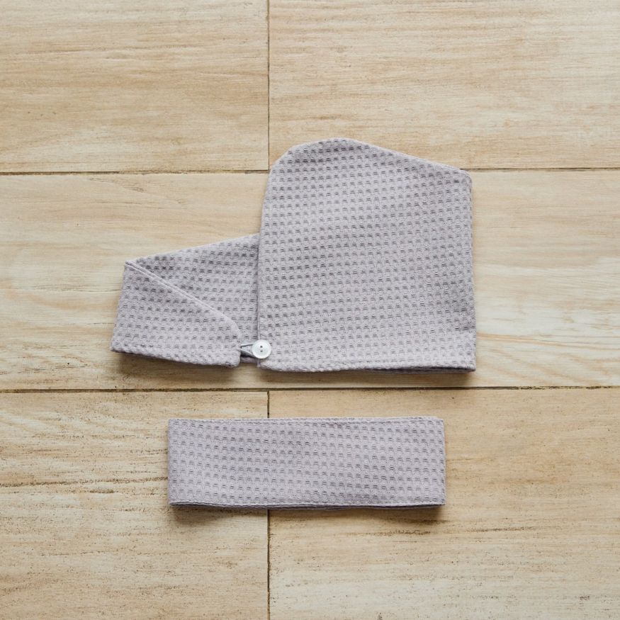 TURBANTE Y VINCHA DE TOALLA