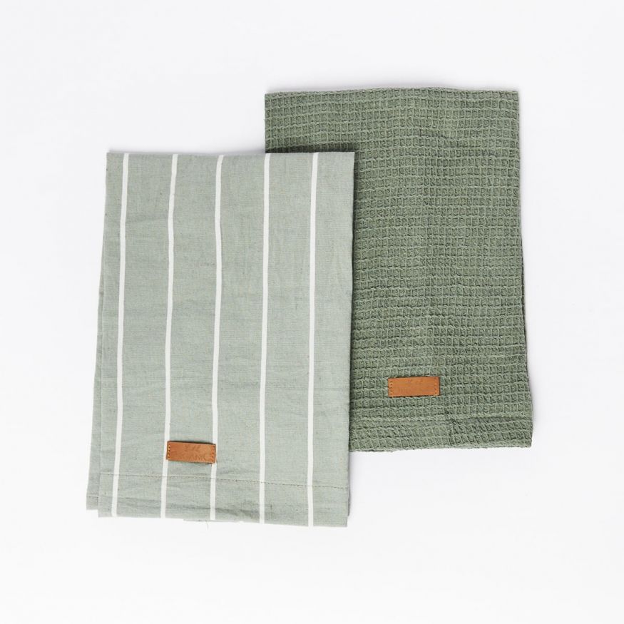 TEA TOWEL ORGANIC X 2