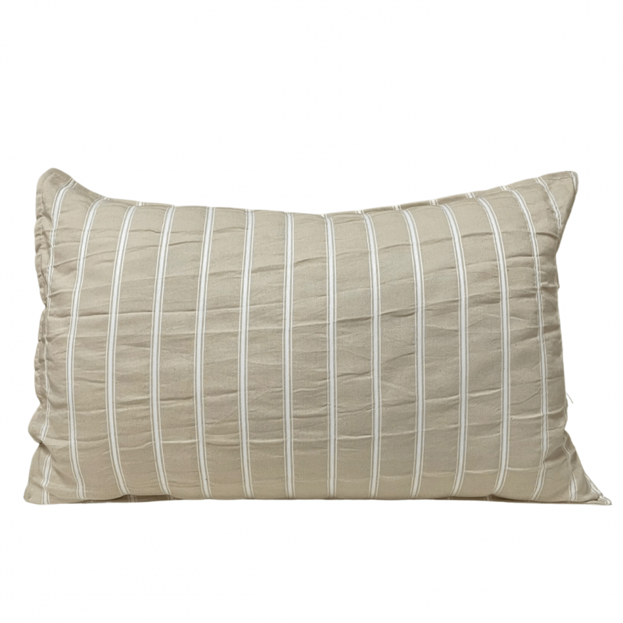 ALMOHADON WAFFLE RAYADO