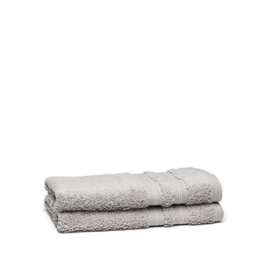 TOALLAS BUDD FINGER GRIS X 2