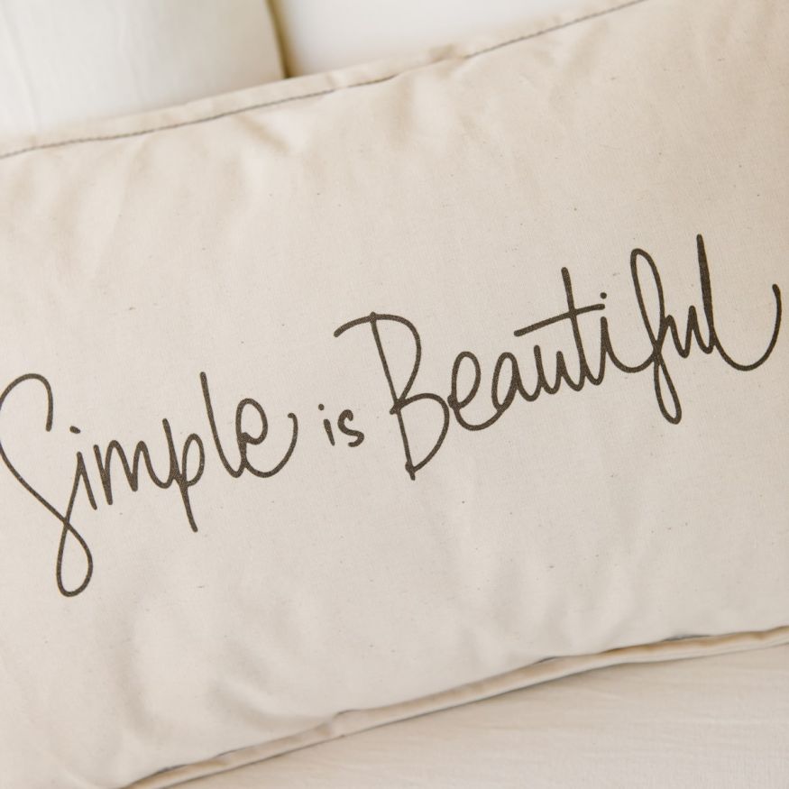 ALMOHADON SIMPLE IS BEAUTIFUL