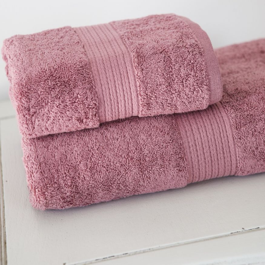SET DE TOALLA CANELLE ROSA