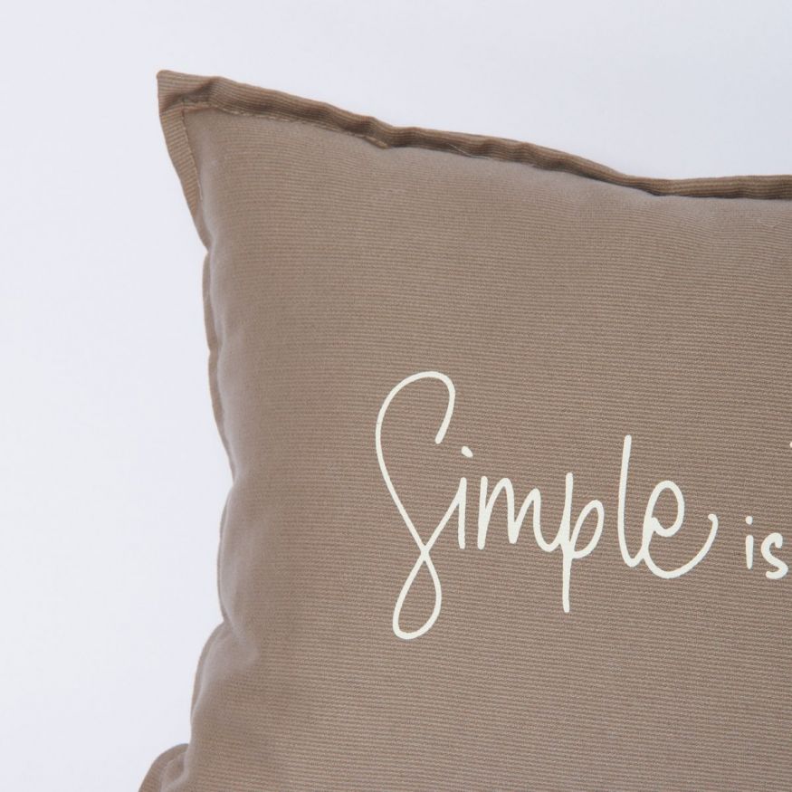 ALMOHADON SIMPLE IS BEAUTIFUL