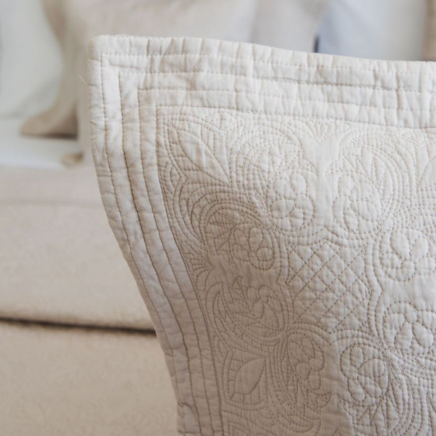 FUNDA DE ALMOHADA AMALFI BEIGE