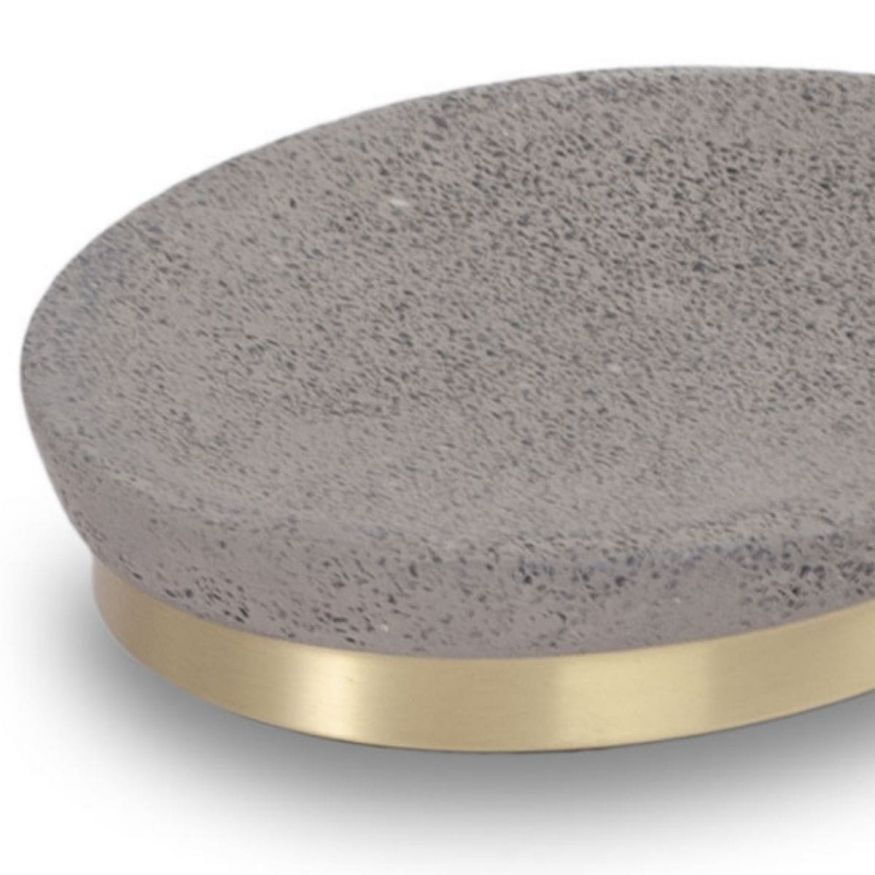 JABONERA SIMIL CEMENTO BASE DORADA